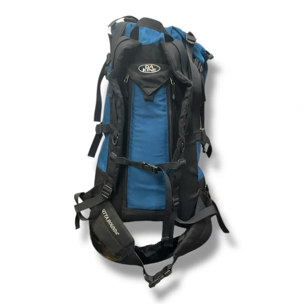 🎒 Vintage‎ Dakine Kittabounds Hiking Backpack Blue Black